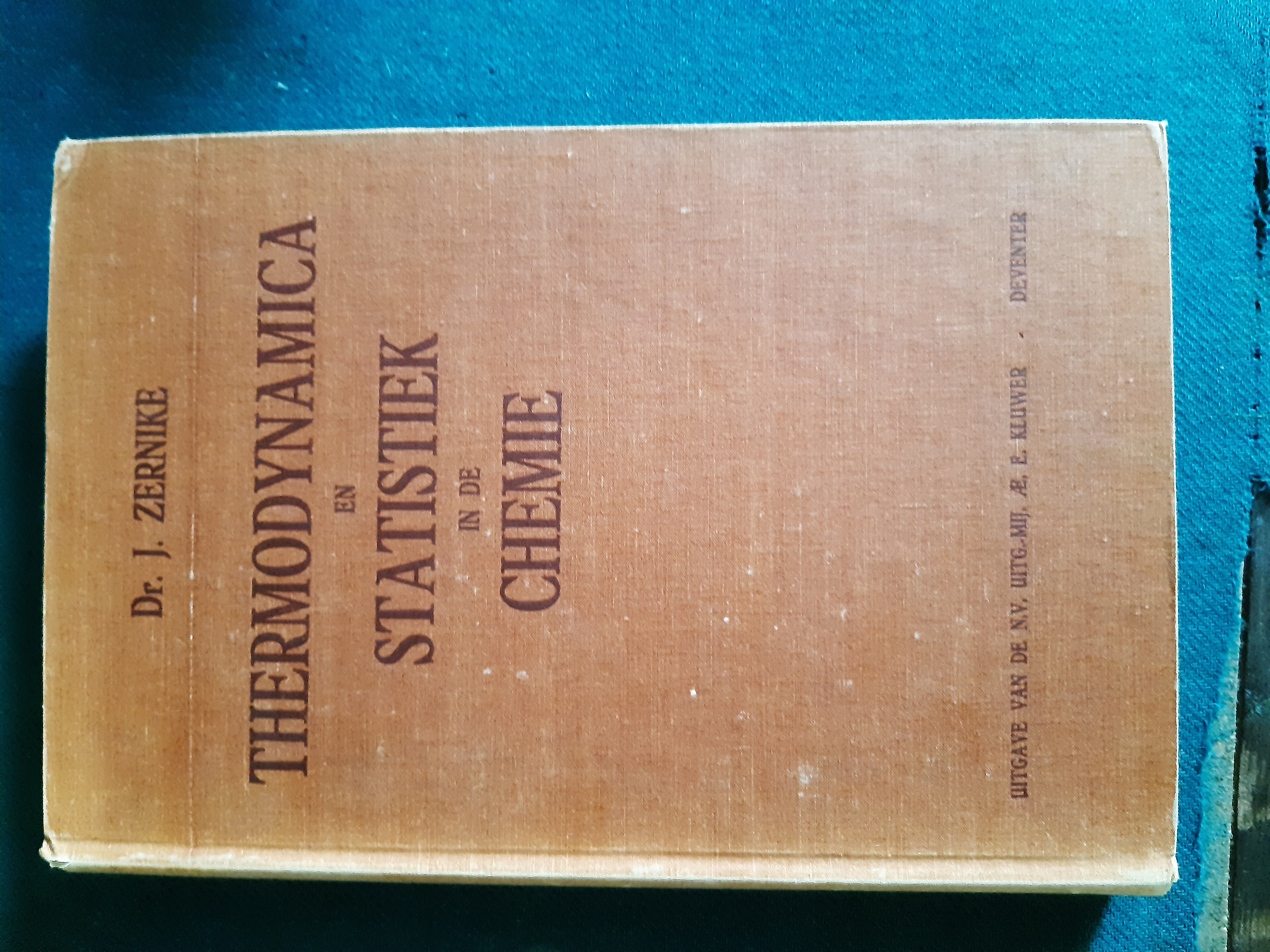 Zernike Thermodynamica